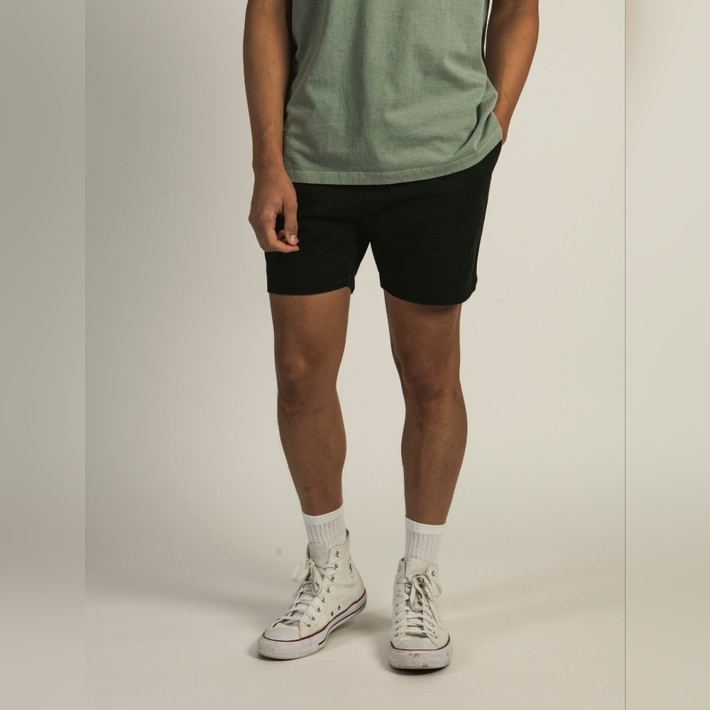 NEW MEN'S KOLBY BLACK SPRING BREAK VOLLEY SHORTS SIZE LARGE